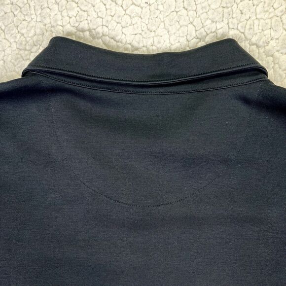 UNTUCKit Damaschino Polo Shirt Men’s Size 3XL Bkack Long Sleeve Smart Casual - Picture 9 of 12